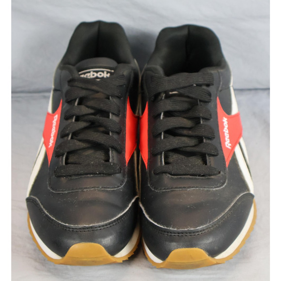 Reebok Shoes Mens Size 4.5 Black Red White Classic Jogger Gum Sole Sneaker Retro - Picture 2 of 8